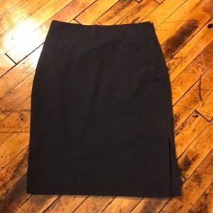 Ann Taylor Seasonless Suit Skirt -Navy